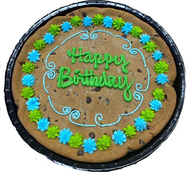 sample of Any Occasion Cookie Cake Care Package